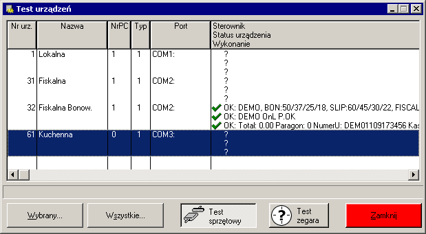 Funkcje dodatkowe 59 Na drugiej wymieniono zainstalowane moduły wraz z informacją o uprawnieniach zalogowanego użytkownika do obsługi tych modułów.