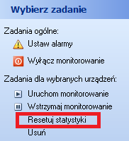 NetWatch - Monitorowanie urządzeń 14 Aby uruchomić monitorowanie urządzenia możesz także kliknąć prawym przyciskiem myszy na danym urządzeniu i wybrać z menu kontekstowego opcję Uruchom monitorowanie.