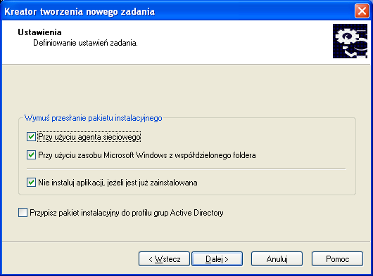 Z D A L N A I N S T A L A C J A I U S U W A N I E O P R O G R A M O W A N I A Przy użyciu zasobu Microsoft Windows z współdzielonego foldera: pliki wymagane do dezinstalacji aplikacji zostaną