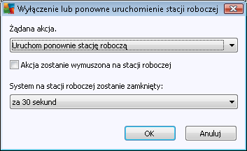 o Opis stacji roboczej W polu tekstowym w tym oknie dialogowym należy po prostu wprowadzićkrótki opis zaznaczonej stacji roboczej, a następnie klikną ćprzycisk OK.