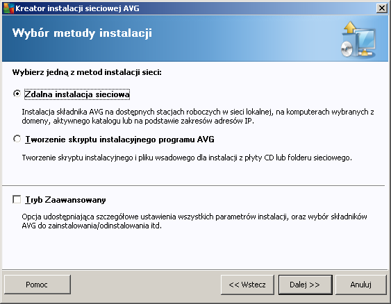 4.3. Metoda instalacji Aby kontynuowaćw Trybie podstawowym, należy pozostawićopcję Tryb zaawansowany niezaznaczoną. W przeciwnym razie należy przejśćdo rozdziału Tryb zaawansowany.