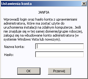 przeprowadzona tylko na tych stacjach. W przeciwnym razie instalacja zostanie przeprowadzona na wszystkich stacjach roboczych z listy.