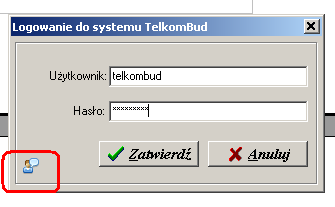 c) zapisać i zamknąć edytowany plik Konfiguracja.ini. Następnie należy uruchomić aplikację TelkomBud (poprzez skrót na pulpicie lub z katalogu instalacyjnego plik TelkomBud.