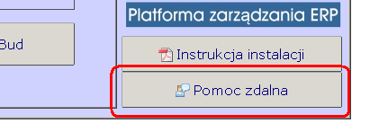 3) Po zalogowaniu do aplikacji klienckiej TelkomBud: Pomoc->Zdalna pomoc : 4) Poprzez stronę internetową: http://zdalna-pomoc.progpol.pl przycisk: Udostępnij mój komputer. 3.2.