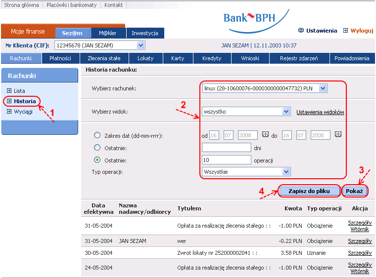 7. HomeBanking interfejs systemów bankowych Program Integra 7 posiada funkcję importu danych z systemów bankowych w celu szybkiego rozliczania przelewów od kontrahentów.