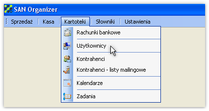 SAN Organizer 1.0 Kolejny numer nadawany automatycznie. Data utworzenia możliwość wyboru. Data początkowa i data końcowa- okres jaki obejmuje raport zazwyczaj pełny miesiąc.