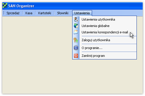 2 Struktura programu i podstawowe funkcje analogicznie, wybierając (tworząc) wcześniej listę, do której kontrahenci mają być przypisani. 2.3.