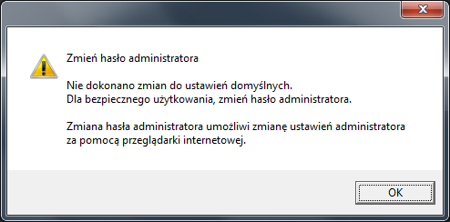 7. Zmiana ustawień urządzenia Otwieranie menu Ustawienia administratora Otwórz Ustawienia administratora, aby skonfigurować ustawienia urządzenia, takie jak sieć czy data i czas.