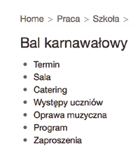 Chmura dla edukacji UWAGA Żeby powrócić do widoku ogólnego, wystarczy kliknąć napis Home >. Teraz powinnis my uzupełnic kategorie Praca.