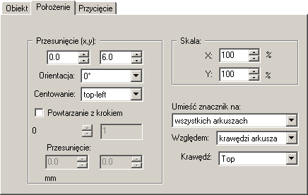 Właściwości sygnatury Położenie komentarza określone jest za pomocą punktu odniesienia oraz odległości od tego punktu.