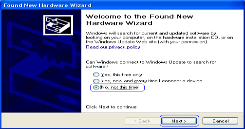 Uwaga: Przykładowa instalacja została przeprowadzona na angielskiej wersji Windows XP, na innych systemach mogą występować drobne różnice. 4.1 