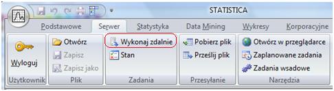 STATISTICA Enterprise Server Oprogramowanie STATISTICA Enterprise Server zawiera wszystkie funkcje opisane wcześniej w tym