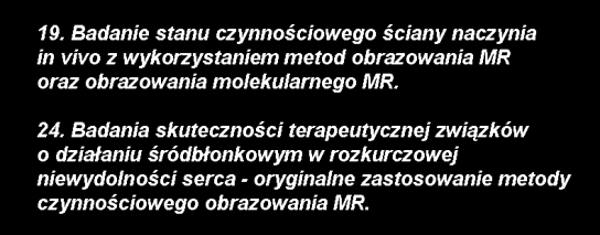 Obrazowanie MR zwierzęcych modeli chorób cywilizacyjnych projekt JCETII dr inż. Tomasz Banasik mgr inż. Żaneta Bartel mgr Katarzyna Byk mgr inż.