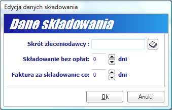 System CELINA za pomocą przycisku Wczytaj domyślne należy ustawić adres strony Celiny; następnie wpisać login i hasło.