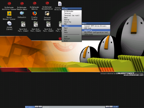 13 CD Ratunkowy BitDefender LinuxDefender jak to zrobić?