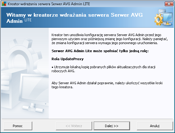 8. AVG Admin Lite Program AVG Admin Lite stanowi uproszczoną wersję Instalacji zdalnej AVG.