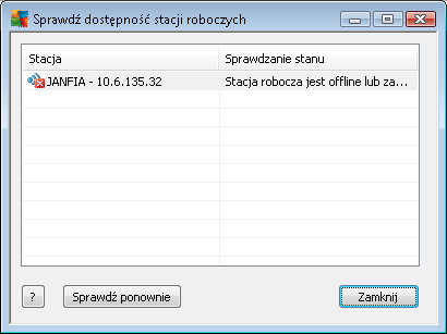 Aby zakończyć proces, kliknij przycisk Wyślij. o Generuj nowy raport - otwiera okno umożliwiające generowanie raportów graficznych. Dodaj do grupy dodaje wybraną stację roboczą do grupy.