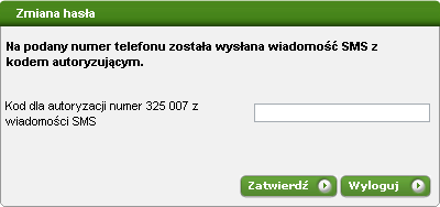 3. Jeśli podczas podpisywania umowy nie podałeś pracownikowi Banku numeru swojego telefonu komórkowego, po wprowadzeniu właściwej nazwy UŜytkownika i Hasła przekazanego przez Bank zostanie