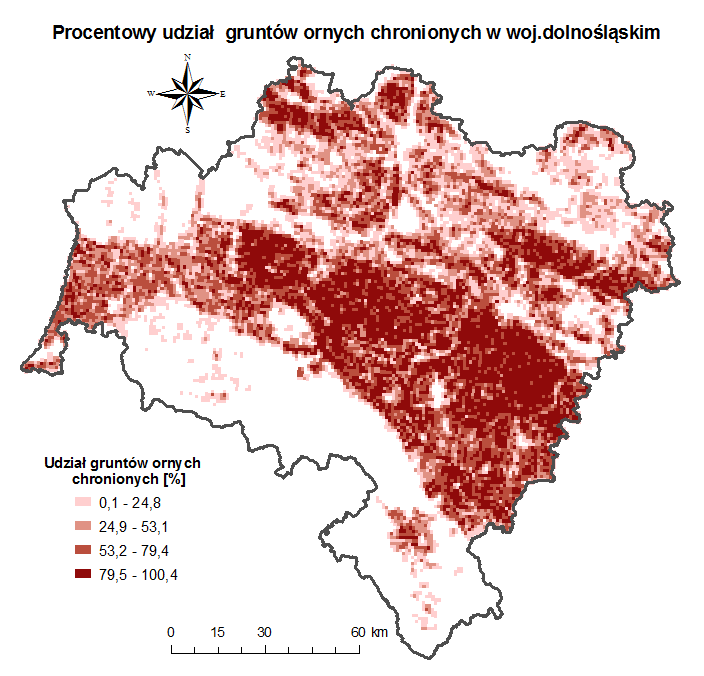 zmieniad rozmiar strzałki północy, kolor, czcionkę oraz zdefiniowad kierunek. 4.