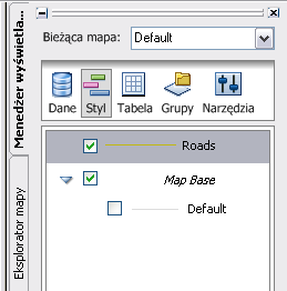 7 W kategorii Dodaj dane do mapy wybierz opcję Drogi i kliknij polecenie Dodaj do mapy.