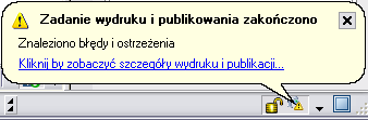 sprawdzać, trzymając wskaźnik na animowanej ikonie znajdującej się w prawym dolnym rogu ekranu.