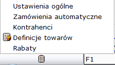 Najbardziej przydatny będzie po kilku dniach pracy, gdy zakończone zostaną czynności konfigurujące pracę programu. Rysunek 10: Pilot 3.