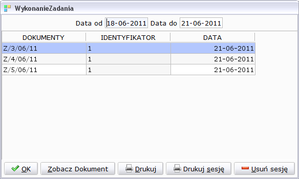 Rysunek 221: Płatności nasze Rysunek 222: Wykonane zadania 13. Raporty Program dostarcza bogaty zestaw raportów. Obejmuje on kaŝdą dziedzinę programu, to znaczy zakup, sprzedaŝ, zapłaty czy kasę.