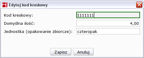 Sprawdź sprawdza moŝliwość wykonania zadania (stany magazynowe) Jeśli są braki w asortymencie jest to podkreślone przez czerwony odcień w wierszu towaru.