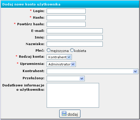 3.3.3 zablokowani W tej zakładce znajdują się użytkownicy, których zablokowano. Gdy zakładka jest pusta oznacza to ich brak.