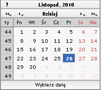 Rozdział 4. CRM, Terminarz, Projekty 4.1 Kalendarz OPCJE ZAKŁADKI: 4.1.1 dzienny Kalendarz pozwala na zapisywanie terminów spotkań oraz zadań do wykonania.