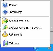 8.2. Instalacja i konfiguracja programu DFKopiaSD Program DFKopiaSD jest dostarczany na płycie dostarczonej razem z drukarką fiskalną moŝna równieŝ pobrać ze strony internetowej www.emar.pl.