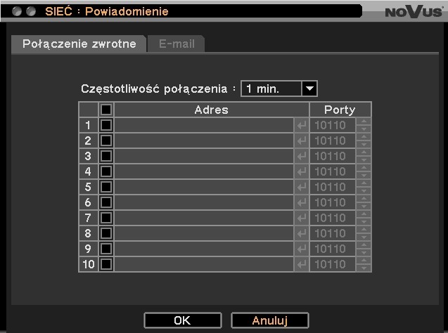 NDR-EB2104 / NDR-EB2208 / NDR-EB2416 Instrukcja obsługi wer. 1.0 MENU REJESTRATORA 3.