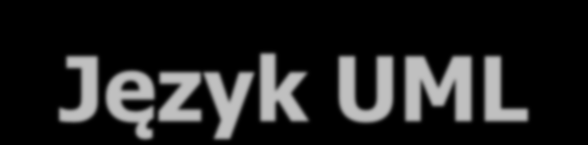 Język UML Zunifikowany język modelowania wykorzystywany do modelowania rzeczywistości UML z powodzeniem wykorzystuje się do modelowania Systemów informatycznych Procesów