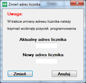 dolnej części ekranu umożliwiają dokonanie odczytu bieżących wskazao liczników, oraz zapis wyników odczytu do pliku tekstowego (*.txt) lub arkusza programu Excel (*.