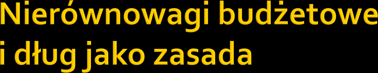 Polityka finansowania deficytu długiem publicznym Zadłużenie gospodarstw domowych Lewarowanie na rynkach finansowych Wzrost zadłużenia publicznego i prywatnego w p. p. PKB 2000-2008 Zadłużenie publiczne i prywatne w % PKB 2008 W.