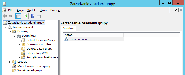 Rys. 2.3.1 Przystawka Zarządzanie zasadami grupy.