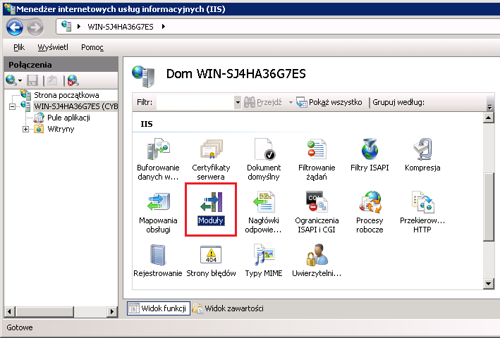 Utwardzanie Serwera sieci Web IIS (3) Usuwanie niewykorzystywanych komponentów