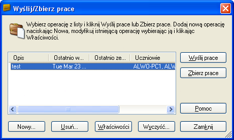 grupy. Będziesz miał możliwość późniejszego wykluczenia Uczniów z wysyłki. 2.