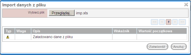 9.6.2.3. Import danych o samochodach z pliku zewnętrznego "Wrota Celne" umożliwiają import danych o samochodach, podlegających opodatkowaniu akcyzą, z pliku zewnętrznego.