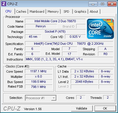 Windows 7 (Host OS) Zarówno VMware Server jak i Oracle VirtualBOX rozpoznają procesor fizycznie zainstalowany w komputerze. VMware Server ma przewagę nad VirtualBOX jeśli chodzi o rozkazy procesora.