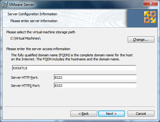 Opis środowiska VMware Server Vmware Server wcześniej znany pod nazwą VMware GSX Server od 12 lipca 2006 roku jest udostępniany przez Vmware na zasadach licencji freeware.