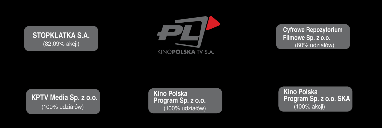 GRUPA KAPITAŁOWA KINO POLSKA TV S.A. Kino Polska TV S.A. działa na rynku mediów od 2003 r. (dawniej pod nazwą Kino Polska TV Sp. z o.o.) 5 lipca 2010 r.
