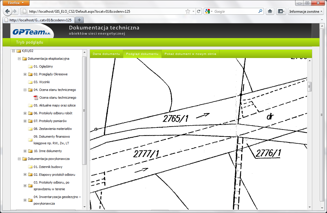 Integracja z systemem EL-GIS System do zarządzania przestrzennymi zasobami elektroenergetycznymi