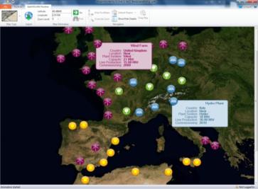 Visualization EarthWorX Mapping Asset Navigator Hierarchical Tree Control