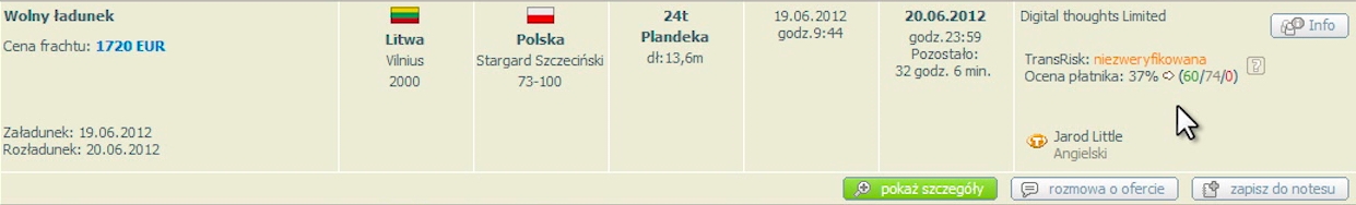 III Jak grać? Po uruchomieniu pozycji TransEDU w aplikacji, rolą gracza jest znalezienie pracy dla otrzymanej floty 5 pojazdów, rozmieszczonych w różnych częściach Europy. (Plansza 6.