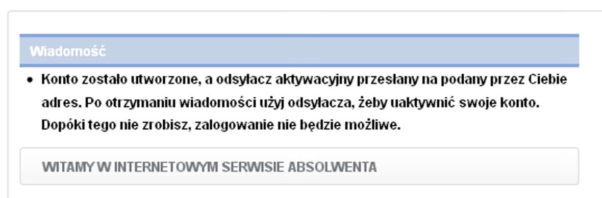 o Adres e-mail: na ten adres zostanie wysłany kod aktywacyjny konta o Hasło: dowolne hasło, którego będziemy używać do logowania w serwisie o Powtórz hasło: wpisujemy hasło ponownie w celu uniknięcia