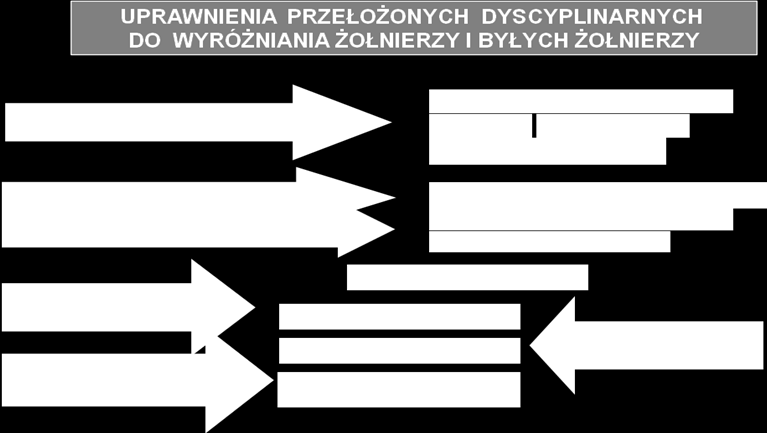 odznaka honorowa, tytuł honorowy, honorowa broń biała, wpisanie zasług żołnierza do Księgi Honorowej Wojska Polskiego.