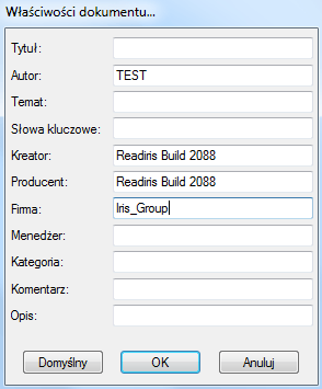 Rozdział 9: Zapisywanie dokumentów Uzupełnij