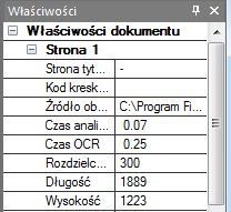 Rozdział 2: Rozpoczęcie użytkowania 3. Panel Działanie Panel Działanie służy do wyświetlania zadań realizowanych w danym momencie przez Readiris.