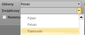 Readiris TM 14 - Podręcznik użytkownika Inne opcje rozpoznawania (tylko Readiris Corporate) Rozpoznawanie języka dodatkowego w obrębie pojedynczego dokumentu Jeżeli dokument zawiera tekst zapisany w